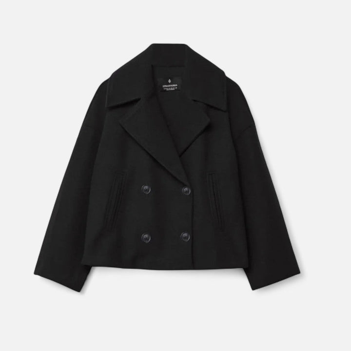 Myla | Double-Breasted Cropped Blazer For Women