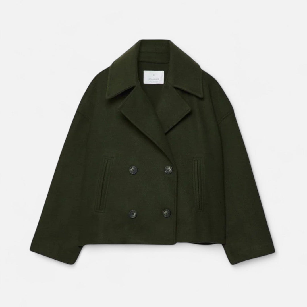Myla | Double-Breasted Cropped Blazer For Women