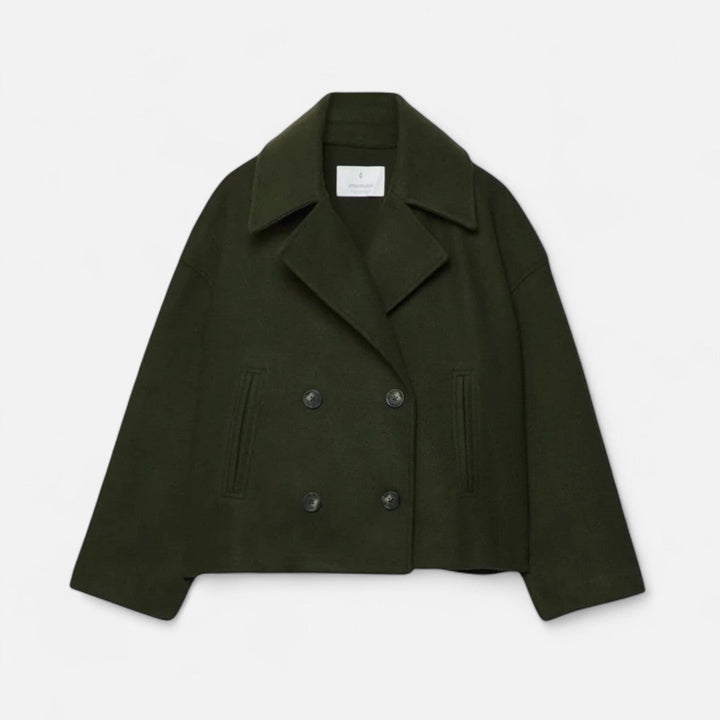 Myla | Double-Breasted Cropped Blazer For Women