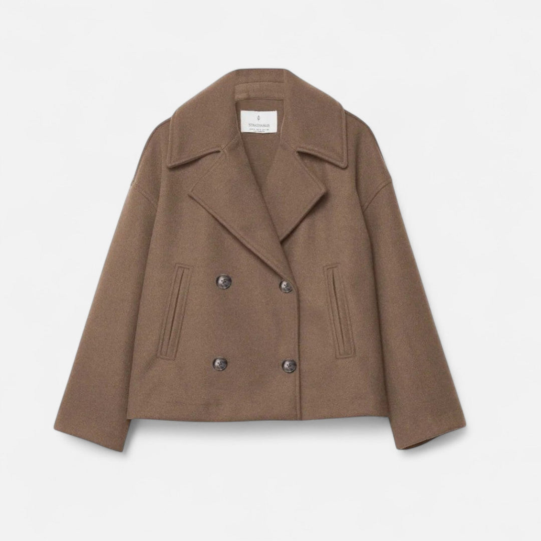 Myla | Double-Breasted Cropped Blazer For Women