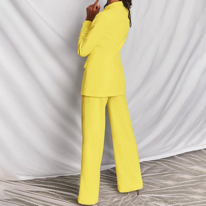 Tirzah | Wide Leg Blazer Set For Women