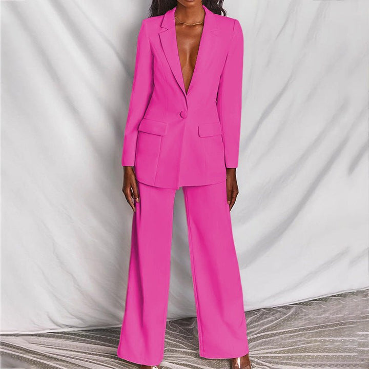 Tirzah | Wide Leg Blazer Set For Women