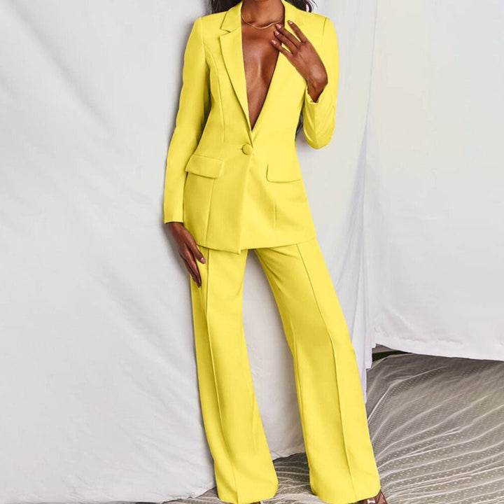 Tirzah | Wide Leg Blazer Set For Women