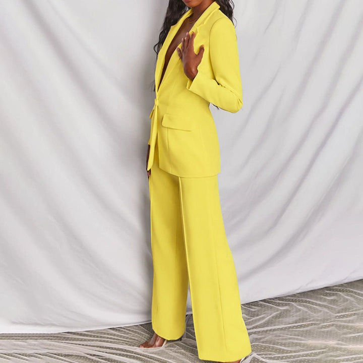 Tirzah | Wide Leg Blazer Set For Women