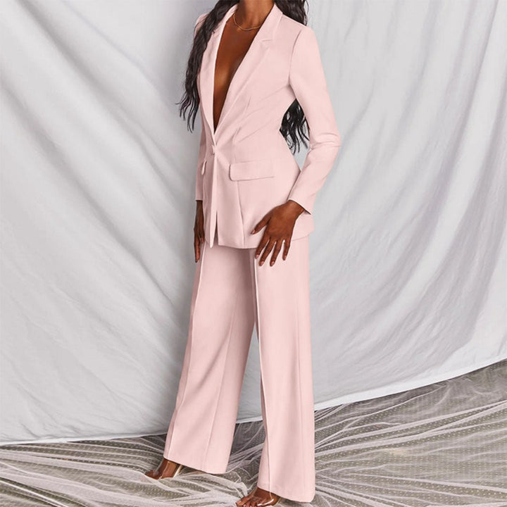 Tirzah | Wide Leg Blazer Set For Women