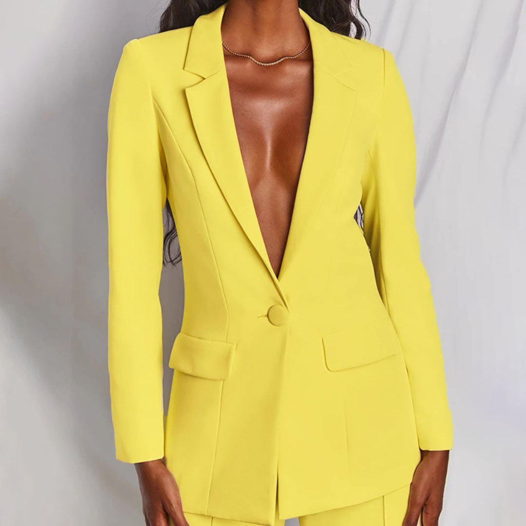 Tirzah | Wide Leg Blazer Set For Women