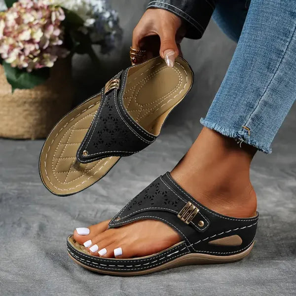 Mirabelle | Thong Sandals With Open Toe For Women