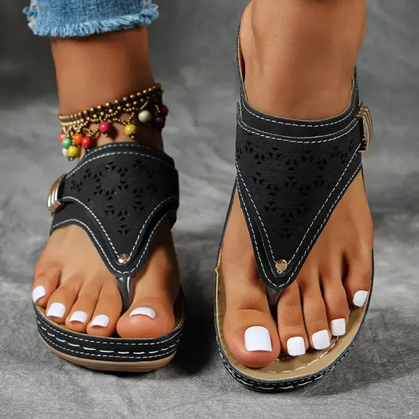 Mirabelle | Thong Sandals With Open Toe For Women