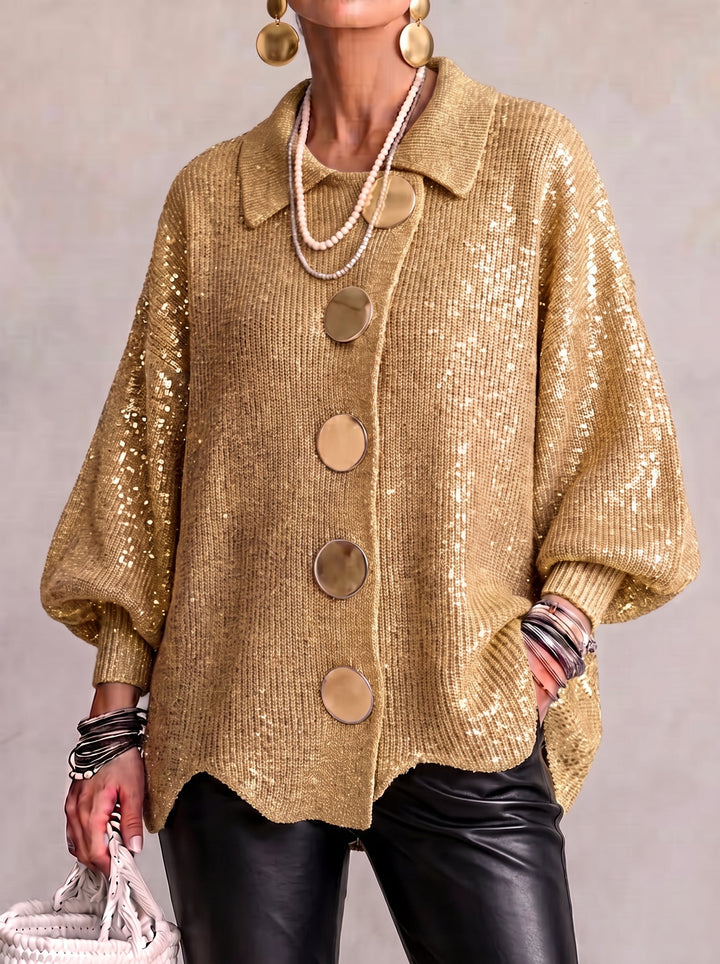 Isadorra™ Oversized Collared Cardigan