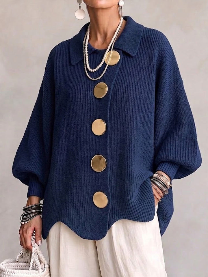 Isadorra™ Oversized Collared Cardigan