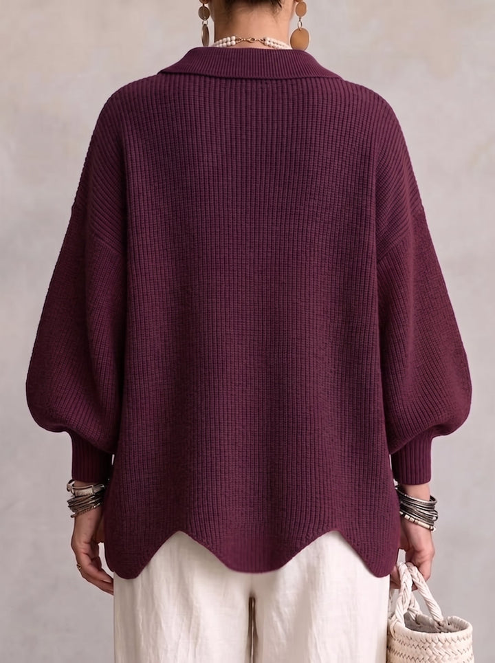 Isadorra™ Oversized Collared Cardigan