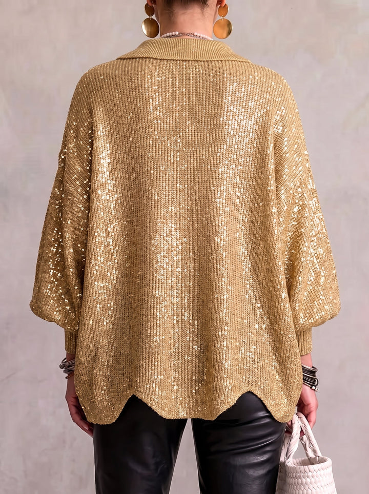 Isadorra™ Oversized Collared Cardigan