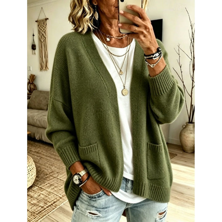 Juliet Relaxed Open-Front Cardigan