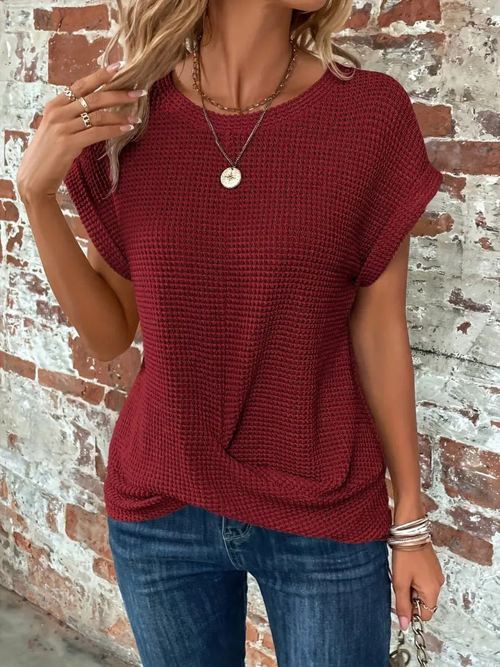 Lisa | Women's Blouse Elegant Round Neck Design